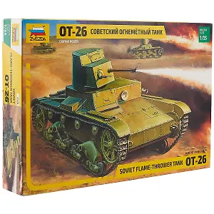 Сборная модель ЗВЕЗДА Советский лёгкий танк ОТ-26