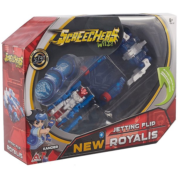 Игрушка ТМ Screechers Wild Дикие Скричеры. Турбо-Скричер 2-в-1 Роялис 2778474 — 1