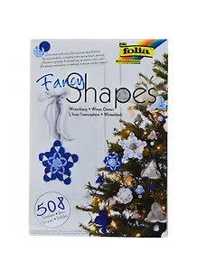 Набор Fancy Shapes для созд. кол. новогод. игрушек (F25039) (508 предметов) (картон) (Folia) (упаковка)