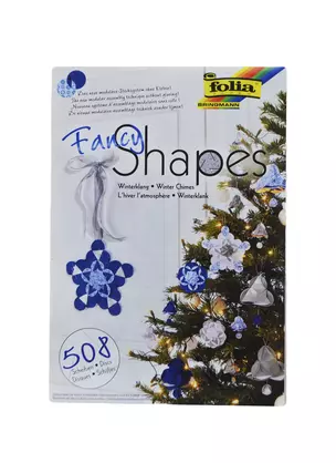 Набор Fancy Shapes для созд. кол. новогод. игрушек (F25039) (508 предметов) (картон) (Folia) (упаковка) — 2433750 — 1