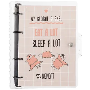 Тетрадь на кольцах в клетку InFolio, Relax, 120 листов