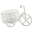 Кукольные аксес. из металла Велосипед с корзиной (11001705) (8х9,5) (белый) (2 вида) ( — 2457536 — 1