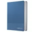 Записная книжка А6 80л кл. "Studio. Синий", иск.кожа,интегр.обл., скругл.углы, ляссе — 3113563 — 1