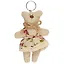 Брелок Медвежонок в платье на открытке (текстиль) (13см) (12-06844-1700168В) — 2646305 — 2