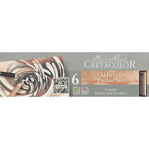 Карандаши масляные «Cretacolor», 6 штук