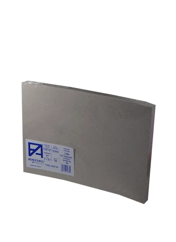 Бумага для пастели А4 "Tiziano" 160г/м2 №27 серо-розовый с ворсом, Fabriano 219201 — 1