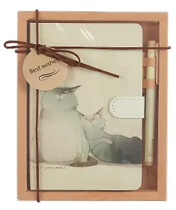 Набор канцелярский "Чувиляева. Идеальная пара" книга для записей, ручка шариковая, инд.уп.