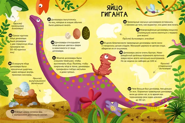 Книга 100 Интересных фактов. Динозавры. Наклей и узнай () — 4