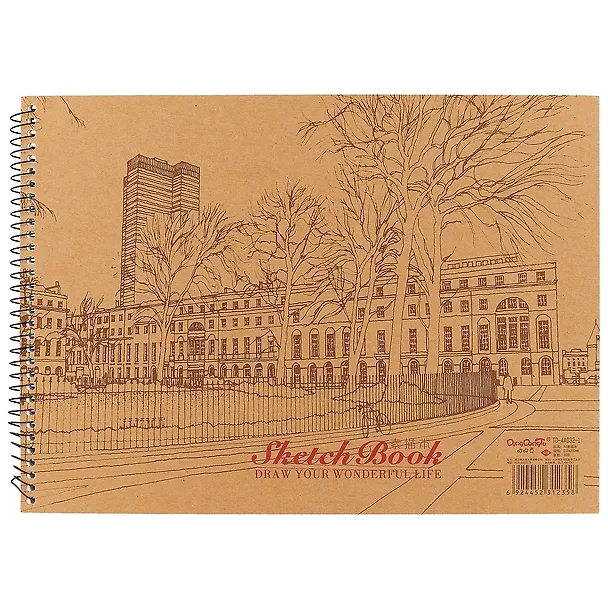 Альбом для эскизов «Sketch Book. Draw your wonderful life» AnAn А4, 30 листов, спираль 238241 — 1