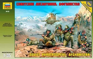Сборная модель ЗВЕЗДА, Солдаты Советские десантники Афганистан (1:35)