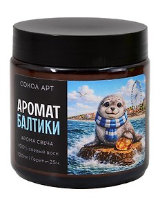  Свеча ароматическая Балтика (Калининград) (100мл) (FH065) 