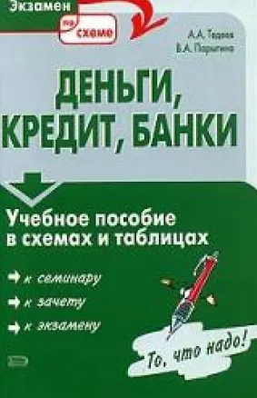 Книга Деньги, кредит, банки: Учебное пособие в схемах и таблицах (Астамур Тедеев)