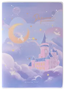 Тетрадь в линейку "Воздушные замки", 76 листов, в ассортименте