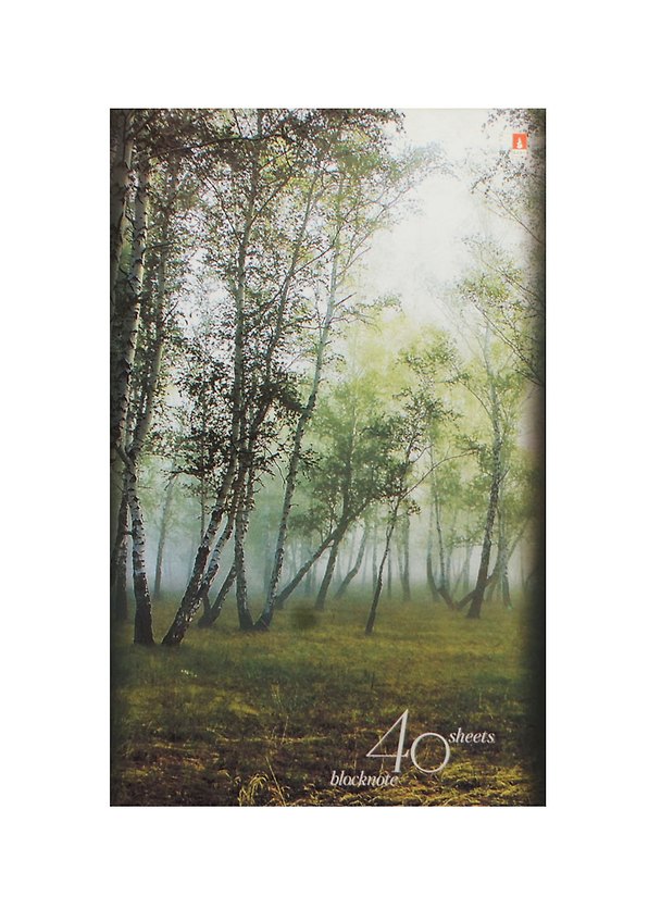 Блокнот А5 40л кл. "Природа" карт.обл., на скрепке, ассорти, Альт 238250 — 1