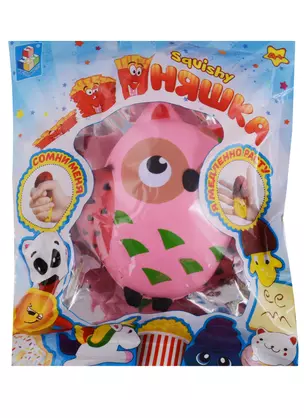 Игрушка-антистресс, 1TOY/Вантой, мммняшка squishy (сквиши), сова w68/13/12.5/6 — 2660871 — 1