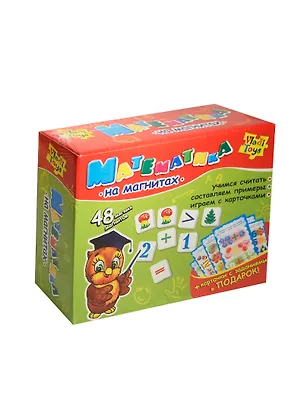 Игровой набор, ТМ Vladi Toys, Мягкие пазлы Математика на магнитах 2444767