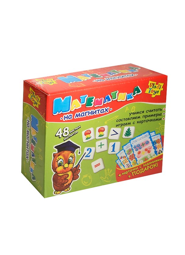 Игровой набор, ТМ Vladi Toys, Мягкие пазлы Математика на магнитах 2444767 — 1