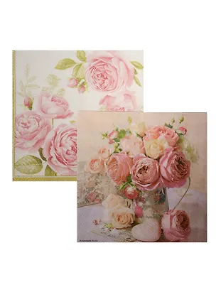 Набор салфеток для декупажа Нежные розы (CATE/13309005) (2шт) (упаковка) (Froggy Art) 2529175