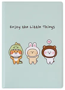 Обложка для паспорта Kawaii Зверюшки (ПВХ бокс)