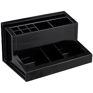 Подставка настольная "Leader" пластик, черный, Erich Krause