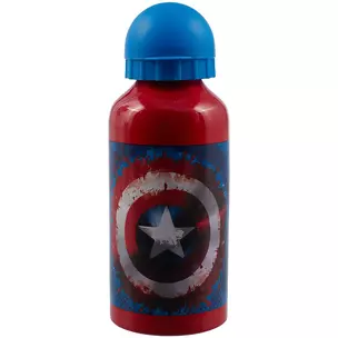 Бутылка Мстители Капитан Америка Щит (металл) (400 мл) — 2911854 — 1