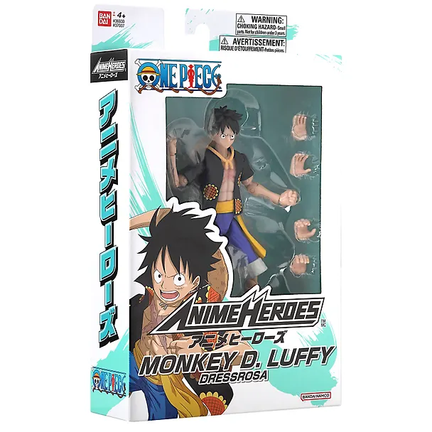 Экшн-фигурка Bandai  Ван Пис Луффи Дресс Роза (17см) (67776) 3130682 — 3