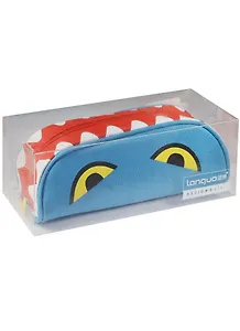 Пенал на молнии Глаза и Зубы (ПВХ) (19,5х7) (LG-8381)