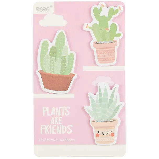 Самоклеящийся блок «Plants are friends», 60 листов 245038 — 3