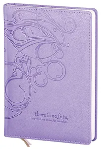 Ежедневник недат. А5 160л "Fiore" фиолетовый, кож.зам., тв.переплет, поролон, двойное ляссе, перф.углы, In Folio
