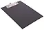 Планшет A5 черный картон 2,5мм, покрытие ПВХ 150мкм, ширина прижима 10см, инд.уп. — 2929000 — 2