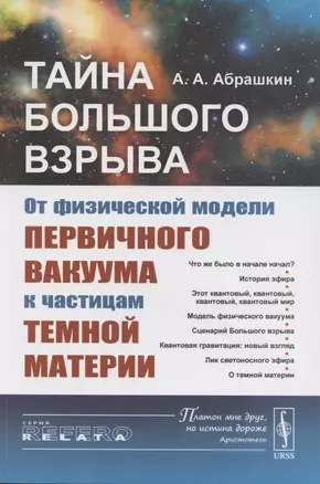 Тайна Большого взрыва. От физической модели первичного вакуума к частицам темной материи — 2883424 — 1