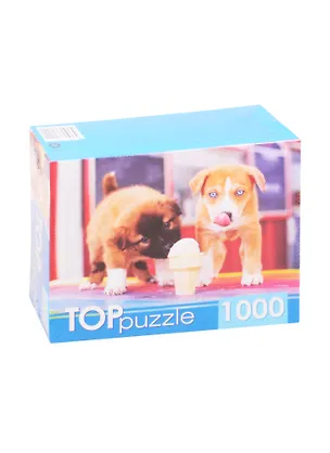 Пазл Щенки и мороженое TOPpuzzle 1000 элементов ГИТП1000-2144 2839956