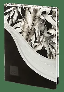 Ежедневник недатированный, Infolio, Wave 14*20см, 192стр., твердый переплет, черно-белый