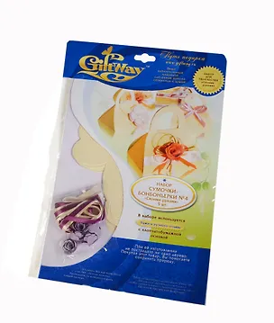 Набор для творч. Бонбоньерки №4 из бумаг ручн. отлива (00009122) (5шт.) (30х21см) 2393319