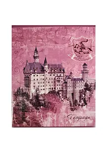 Тетрадь 96л кл. "ГОРОДА МИРА" выб.УФ-лак с эффектом "холста", ассорти, Феникс