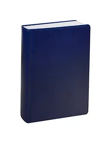 Ежедневник недат. А6 176л "Небраска" ярко-синий, перф.углы, Lediberg