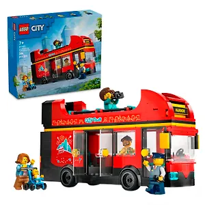 LEGO City: Красный двухэтажный экскурсионный автобус, 384 детали (60407)