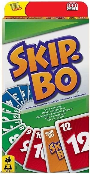 Настольная карточная игра Mattel Skip-Bo 2792395 — 1