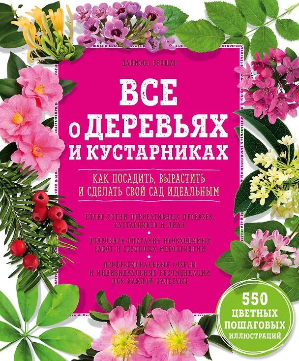 Книга Все о деревьях и кустарниках. Как посадить, вырастить и сделать свой сад идеальным (Даниель Брошар) — 1