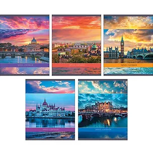 Тетрадь в клетку Unnika, "Незабываемое путешествие", А5, 48 листов 351529