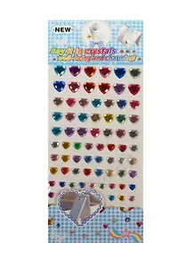 Кристаллы сердца микс размеров микс цветов (11097004)