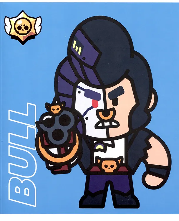 Тетрадь общая «Brawl Stars», 48 листов в клетку, А5, в ассортименте - Brawl Stars 2929113 — 5