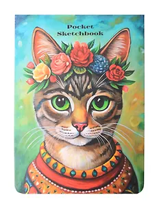 Скетчбук А6 48л "Фрида Като" 80г/м2, тв.обложка, мат.ламинация