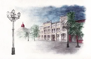 Открытка "Челябинск. Пешеходная ул. Кирова"