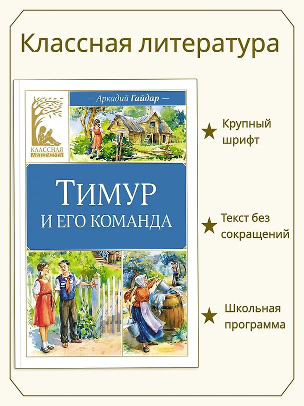 Книга Тимур и его команда (Аркадий Гайдар) — 5