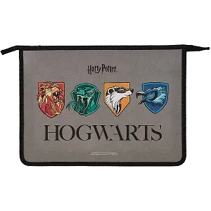 Папка для тетрадей А4 1отд. "Гарри Поттер" 245*340*40мм, пластик, молния, инд.уп.