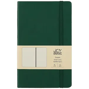Книга для записей А5 96л тчк. "Joy Book. Еловый лес" иск.кожа, тв.переплет, ляссе, резинка, инд.уп. 262402