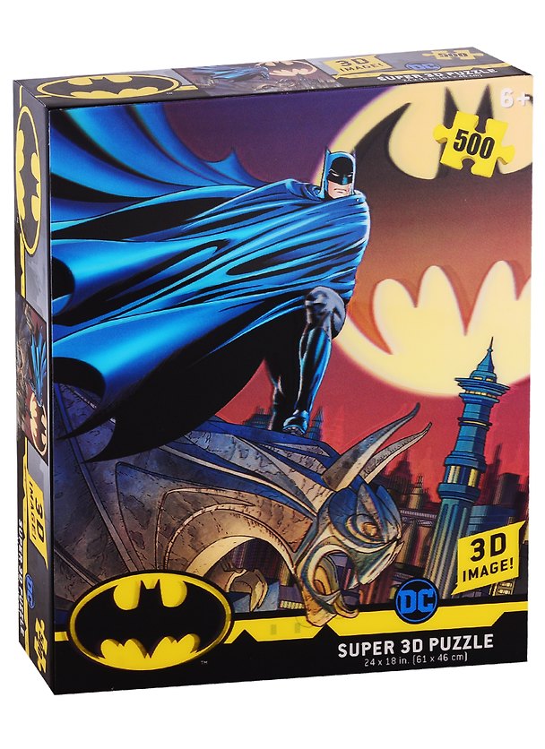 Пазл 500 эл. Super 3D KidsЗнак Бетмана 2790034 — 1
