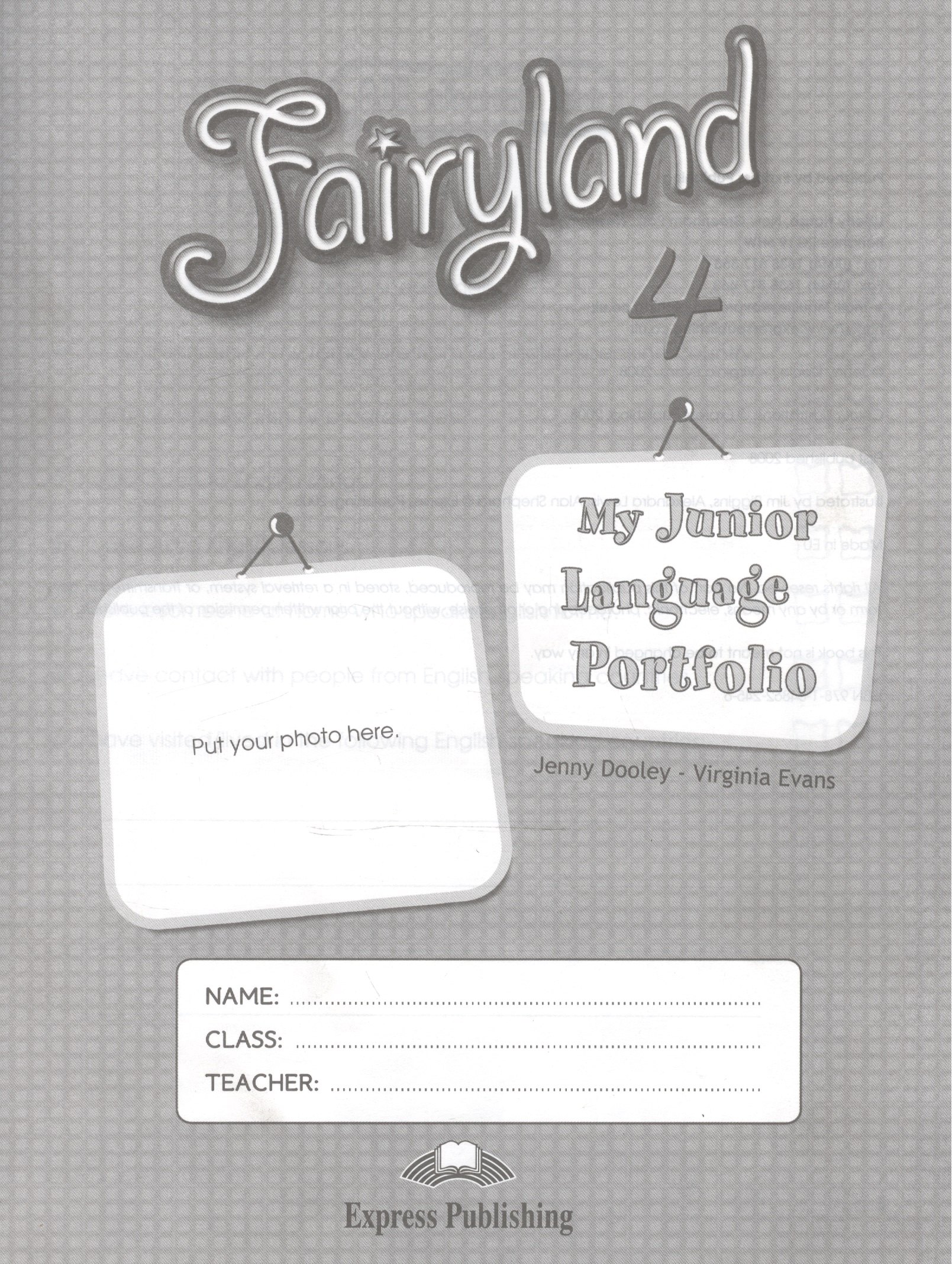 

Fairyland 4. My Junior Language Portfolio
