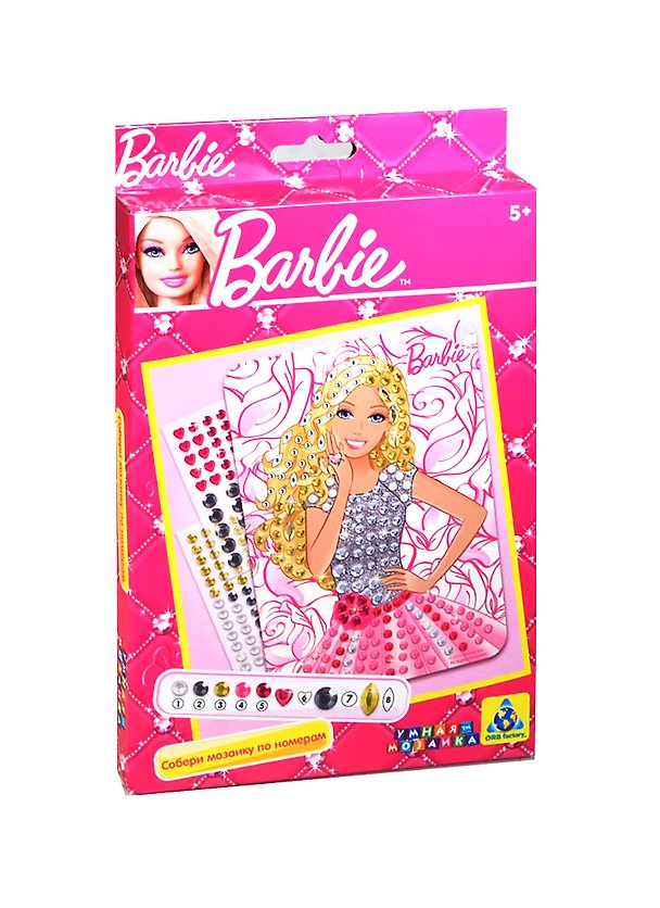 Набор д/творчества The Orb Factory мозайка "Barbie "Барби" 05803 2432020 — 1